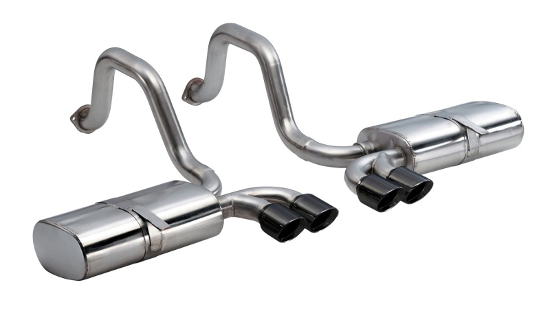 Chevrolet Corvette Performance Exhaust - Rear - CORSA Performance - Axle-Back Sport - Black - `97-`04